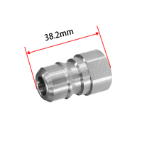 Kit de coupleur rapide de boule de PA professionnel 3/8 \ "adaptateur de nettoyeur haute pression pour le nettoyage de voiture bouchon de raccord à dégagement rapide pour voiture