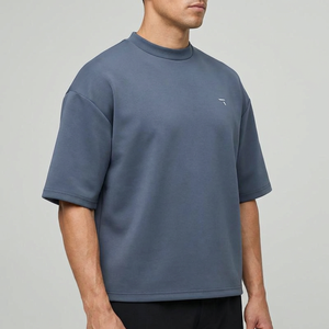 <span class=keywords><strong>T</strong></span>-<span class=keywords><strong>Shirt</strong></span> 100% Cotone con Stampa Personalizzata del LOGO, Verde Chiaro, per Uomo, <span class=keywords><strong>T</strong></span>-<span class=keywords><strong>Shirt</strong></span> di Lusso Scubas con Spalle Scese e Taglio Corto - Product Image 3