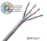 Nouvelle machine produit des câbles LAN FTP Cat 7, câbles réseau Cat 7, câbles Ethernet Cat7 SFTP, câbles Cat 7 305m