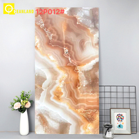 Carreaux de sol en porcelaine polie et émaillée effet marbre 60x120, finition dorée brillante, pour mur de salon - Vente en gros