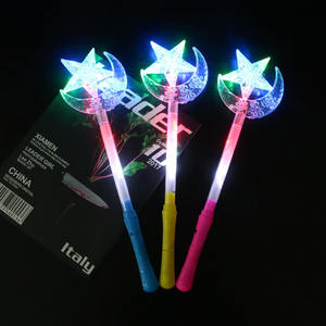 <span class=keywords><strong>Snowflake</strong></span> LED Light Up Wands Baton Led Brilho Estrela Lua Coração Vara Presente de Aniversário para o Natal Traje Rave Decoração Do Partido - Product Image 3