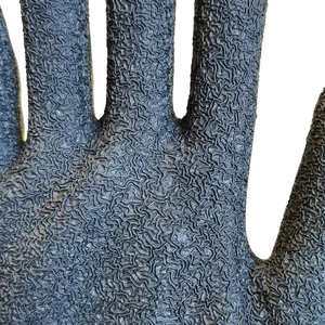 Barato 13G poliéster arrugado látex recubierto de seguridad guantes de trabajo <span class=keywords><strong>maquinista</strong></span> guantes de protección laboral - Product Image 3