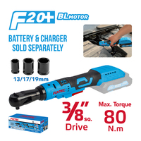 Clé à cliquet sans fil FIXTEC 20V légère et compacte à vitesse variable 80 Nm, moteur sans balais, pour réparation domestique, faible MOQ, vente en gros