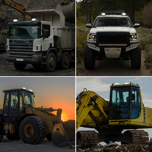 Nuovo stile a buon mercato quadrato lampada laser in auto per il camion auto moto piccolo off road 12v ha condotto la luce del lavoro - Product Image 6