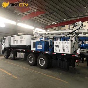 Howo Vrachtwagen Gemonteerd Booreiland 500M Diepte 300Mm Diameter Roterende 50kw Dieselmotor Hydraulische Waterput Boorinstallatie - Product Image 5