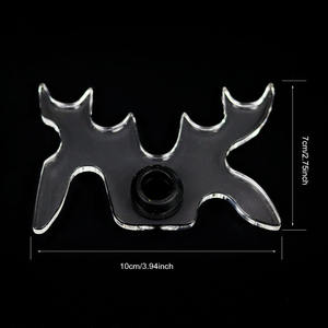 Accessorio per Biliardo in Materiale Acrilico Trasparente dal Design Bizzarro a Forma di Corona/Corno, Supporto per Stecca/Rastrelliera per Stecche - Product Image 4