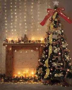Union penjualan laris pohon Natal buatan 5 kaki 6 kaki 7 kaki 8 kaki dekorasi Natal liburan ornamen dekorasi luar ruangan dalam ruangan