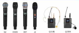 J832 Profesional UHF Micrófono Inalámbrico Uso en Exteriores 300 Metros de Alcance Auriculares de Mano Conector XLR Lavalier Receptor de Metal - Product Image 6