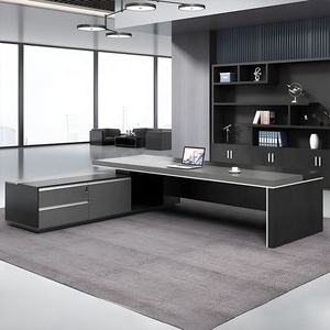 Modern Classic <strong>Office</strong> Furniture <strong>Manager</strong> <strong>L</strong> <strong>Shape</strong> Home Director Ceo Executive <strong>Office</strong> Desk - Product Image 3