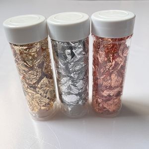 Edible Gold Silver Leaf Sheets Silver Foil <b>Leaves</b> <b>Paper</b> for Cake Decoration - Product Image 5