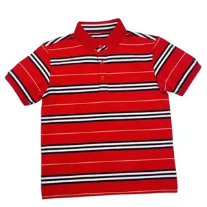 Di alta qualità estate Pique vestiti su misura Logo Polo del ragazzo-bambini t-Shirt uniforme all'ingrosso per il bambino bambina