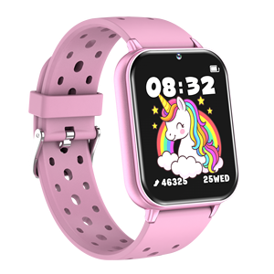 Montre connectée amusante pour enfants avec jeu de puzzle, musique, moniteur de fréquence cardiaque, suivi de santé, appel vocal IA <span class=keywords><strong>et</strong></span> étanchéité - Product Image 2