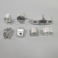 Composants en aluminium usinés sur commande par CNC, pièces mécaniques en aluminium anodisé dur
