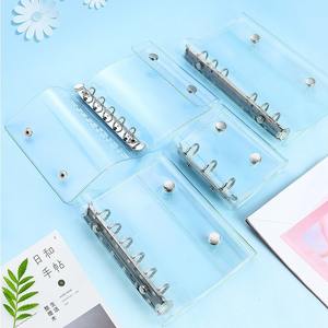 Spot Spiral PVC Loose-Leaf Organizer/Planner <b>Notepad</b> with Stylish Ins Design Detachable M5A6A7A8 Transparent Shell - Product Image 2