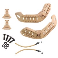 Casque tactique Fast MICH avec rails latéraux, léger, durable, en nylon, équipement de protection pour l'entraînement en plein air