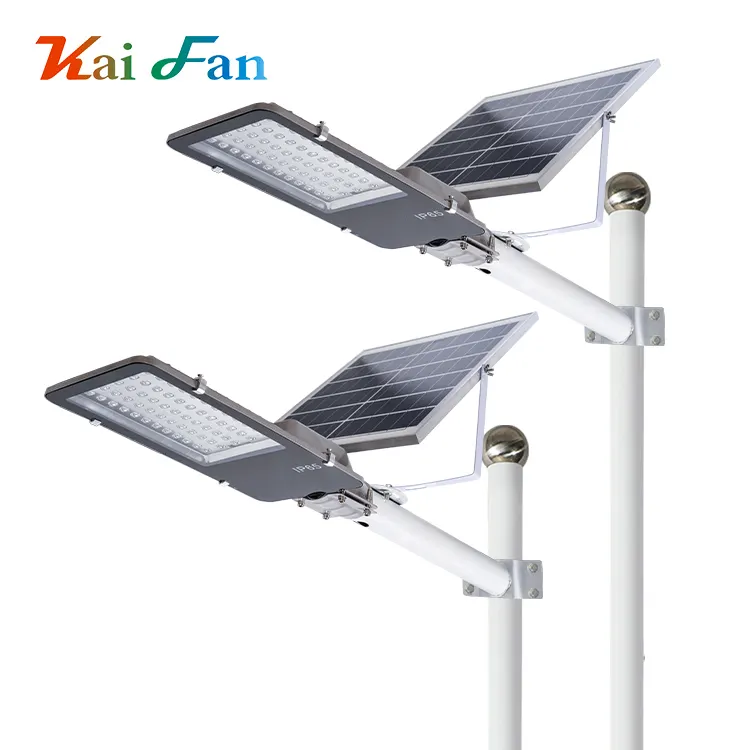 KAIFAN lampadaire routier haute puissance étanche IP65 éclairage extérieur 300W 500W LED lampadaires solaires
