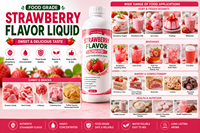 Essence liquide concentrée à la saveur de fraise Taima - Arôme naturel de fraise fraîche de qualité alimentaire