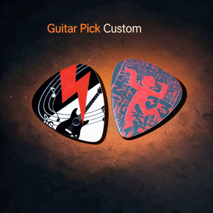 Design de plectre de <span class=keywords><strong>guitare</strong></span> compatible avec plusieurs méthodes d'impression pour créer des illustrations de marque uniques - Product Image 2