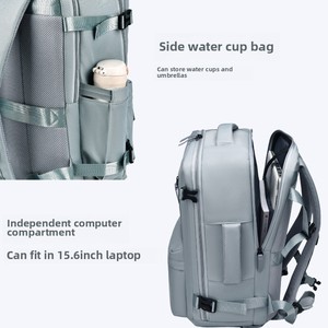 पुरुषों की महिलाओं के लिए उच्च अंत हल्के लैपटॉप बैकपैक बाहरी बड़ी क्षमता यात्रा बैग डबल कंधे पॉलिएस्टर अस्तर ऑक्फोर्ड - Product Image 3