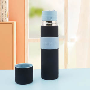 24oz 18oz isolé sous vide avec double paroi en acier inoxydable thermos Yerba Mate <span class=keywords><strong>Gourde</strong></span> avec couvercle et paille yerba mate bouteille d'eau - Product Image 1