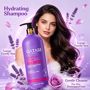 <span class=keywords><strong>แชมพู</strong></span> GATASE ลาเวนเดอร์และกุหลาบ ช่วยบำรุงและปรับสภาพเส้นผม พร้อมกรดซาลิไซลิก เพิ่มวอลลุ่ม เงางาม ปลอดภัยต่อสีผม เหมาะสำหรับทุกสภาพเส้นผม - Product Image 4