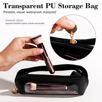 Ensemble de pinceaux de maquillage professionnels BS-MALL, 14 pièces, ensemble de pinceaux de maquillage de voyage portables, petits pinceaux de maquillage de voyage, éponge pour fond de teint avec sac