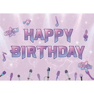 Fondo de Discoteca Rosa y Morado para Niños, Decoración para Fotografía de <span class=keywords><strong>Cumpleaños</strong></span>, Pancarta para Baby Shower de Niñas, Photo Booth - Product Image 2