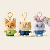 Porte-clés en peluche renard personnalisé sur mesure, directement de l'usine, pendentif de sac dessin animé Nick Wilde, mascotte 31cm-50cm, accessoires unisexes