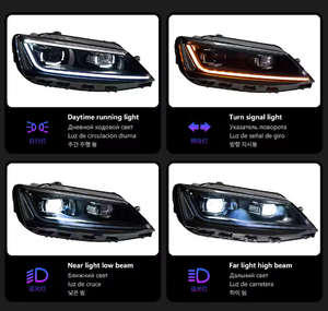 AURON 2012-2018 VW Jetta MK6 Lámpara LED de Luz Baja para Retrofit/Actualización, Nueva, 12V 36W 6000 lm 6000K, Ajuste Universal, 6 Meses de Garantía - Product Image 3