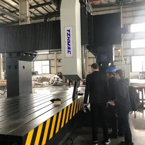 Universal kolom Ganda Profesional Gantry CNC Mesin Penggilingan dibuat di Nantong