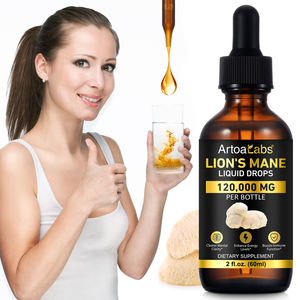 Hete Aanbieding Biologische Leeuwenmanen Vloeibare Druppels Leeuwenmanen Paddenstoel Supplement voor Geheugen Concentratie Helderheid Hersenen Booster Immuunsysteem Ondersteuning - Product Image 2
