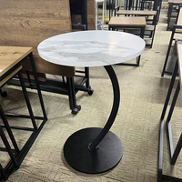 Salon Chambre à coucher Design de luxe Amovible Petite table d'appoint ronde en bois Table basse C