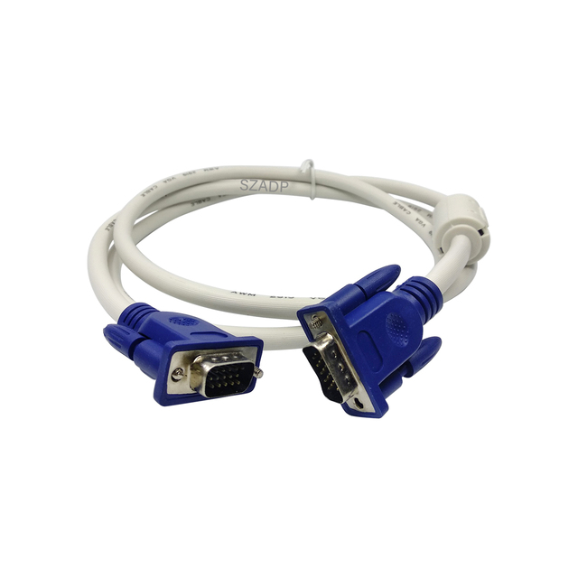VGA Cable for Computer Monitor Vga to Vga Cable 1.5m 5m 10m 15m 15pin Male to Male Computer Cable to HD Converter HDTV Projector