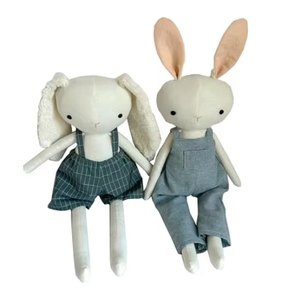 Peluche chat en tissu de coton fait main, jouet en peluche chat artisanal, jouet en peluche chat doux, cadeau pour fille, décoration de la maison, cadeau d'anniversaire - Product Image 6