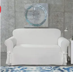 Bandage sofa pillow case cover cushion sectional white slipcover