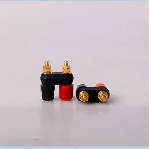 موصل مزدوج ذكر/أنثى 4 مم على شكل مقبس موزع صوت من البولي فينيل كلوريد (PVC) لمكبر الصوت، طرف توصيل 1 أمبير 50 فولت تيار مستمر، 10000 دورة. - Product Image 4