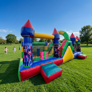 Hot-selling K-POP <strong>Devil</strong> Hunter Inflatable Trampoline Combo Inflatable Bounce Castle Inflatable Obstacle Course Training Ground - Product Image 5