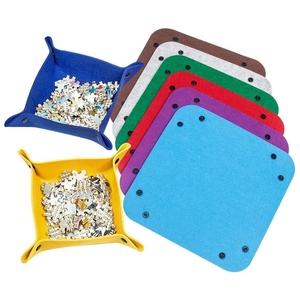 8 Gói Khay Phân Loại Xếp Hình Kiểu Nút Gấp Bằng Nỉ Cho Trò Chơi Ghép Hình Lên Đến 1000 Món - Product Image 1