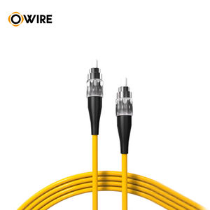 สายแพทช์ FC-FC โหมดเดียวสำหรับโทรคมนาคม/ศูนย์ข้อมูลสูญเสียน้อย0.2dB สูงสุดด้วยปลอกเซรามิก - Product Image 4