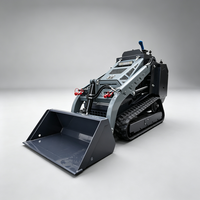 Chargeuse compacte : Optimisation de la gestion de la neige, du travail du sol et du tri des déchets grâce au système à double sortie 3 cylindres