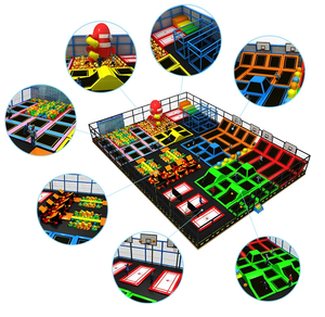 Parc de <span class=keywords><strong>trampoline</strong></span> d'aire de jeux intérieure commerciale <span class=keywords><strong>Protection</strong></span> de l'environnement de haute qualité en plastique coloré taille personnalisée pour les enfants - Product Image 3