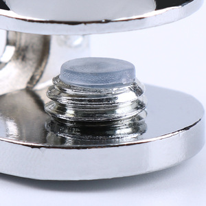 Hot Selling Custom Adjustable Steel Glass Shelf <b>Brackets</b> Semicircle Laminate Clamp for 5-12MM - Product Image 5