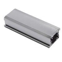 Casing Aluminium Profil Anodized Brushed, Alloy 6063, Housing Aluminium Ekstrusi, Finishing Brushed Custom, Casing Elektronik