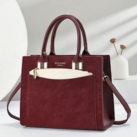 Sac fourre-tout grande capacité bicolore pour femme, sac à main 2-en-1 avec bandoulière, sacoche de travail professionnelle