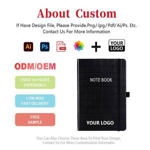 Custom Luxurious Thread Binding 100-Page College Ruled Notebook A5 Soft PU Leather Hardcover <b>Journal</b> Notebooks for Students - Product Image 2