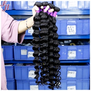 FH Venta al por Mayor de Cabello Virgen Camboyano con Cutícula Alineada, Cabello Humano 100% Real, Rizado Profundo, en Paquetes - Product Image 2