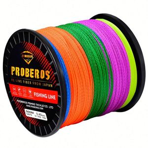 PROBEROS สายถัก PE หลายเส้น 300M 8 เส้น สายตกปลา 40LB-300LB สำหรับตกปลาในแม่น้ำ ลำธาร ทะเลสาบ และมหาสมุทร - Product Image 6