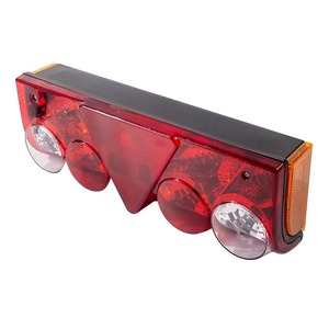 ไฟเบรคเลี้ยวแบบ3 in <span class=keywords><strong>1</strong></span>หลอดไฟท้ายสีแดง24V หลอดไฟ LED รถบรรทุก - Product Image 2