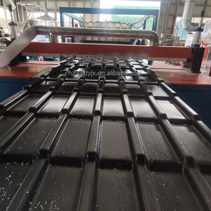 Machine automatique de fabrication de toitures de carreaux glacés en plastique, Machines d'extrusion de feuilles de toit de carreaux en résine - Product Image 1