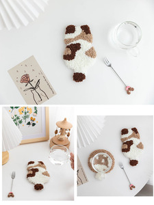 Kit de posavasos de aguja perforada para adultos, niños, principiantes, taza de inicio, juego de fabricación de alfombras con mechones - Product Image 5